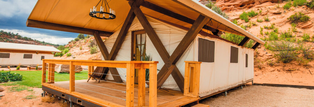luxury canvas tents in kanab